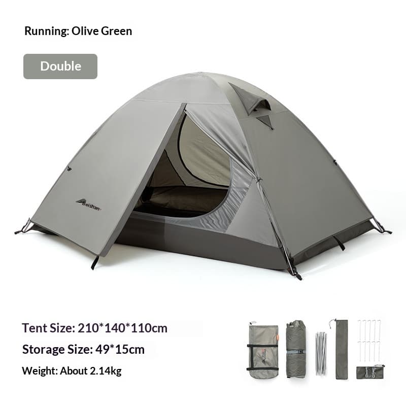 Aluminum Rod Olive Green ยท 2 People
